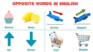 Opposite Words In English  Opposite Words  Antonyms Vocabulary  Antonyms In English [upl. by Wilmette]