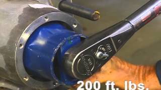 How to adjust the Wheel Bearing on a Trailer Axle [upl. by Siol892]