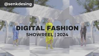 3D Fashion Design Showreel 2024  Senk Design  Digital Fashion Studio [upl. by Assila]