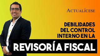 Responsabilidad del revisor fiscal frente a las debilidades del control interno [upl. by Nafri]