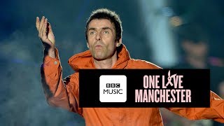 Liam Gallagher and Coldplay  Live Forever One Love Manchester [upl. by Trinl156]