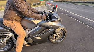 2008 HONDA VFR800 A8 VTEC ABS MODEL TEST RIDE [upl. by Frankhouse]