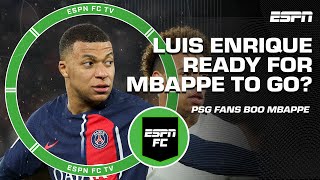 Luis Enrique wants PSG to GET USED to playing without Kylian Mbappe 😮  ESPN FC [upl. by Damarra]