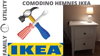 comodino ikea hemnes montaggio passo passo [upl. by Carrington]