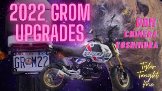 2022 Honda Grom DHM Chimera Upgrades [upl. by Entirb]