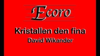 Kristallen den fina – David Wikander – Ecoro Choir [upl. by Irfan]