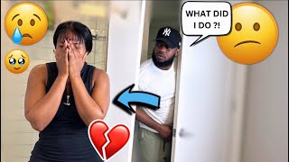 CRYING WITH THE DOOR LOCKED PRANK ON BOYFRIEND He cried too [upl. by Iba]