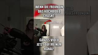 WENN die FREUNDIN das KOCHVIDEO CRASHT shorts [upl. by Sundberg]