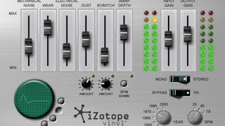 FREE Vinyl IZOTOPE Plugin  LoFi Audio [upl. by Annaerdna]