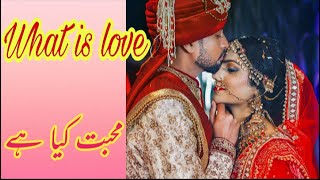 What is love मोहब्बत क्या है محبت کیا ہے deeni advice Mohabbat kya hai [upl. by Enirac]