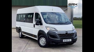 2019 Citroen Relay L4H2 MinibusLite lightweight 17 seater minibus with hydraulic wheelchair ramp [upl. by Lodge]