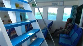 🇲🇻 MALDIVES  Boat journey from Male Island to Hulhumale Island Maldives [upl. by Lehmann]