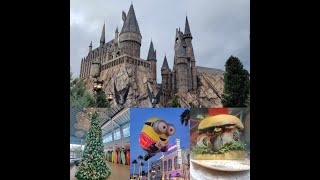 Christmas at Universal Studios WizardingWorld Whoville Cowfish Restaurant Macys Christmas Parade [upl. by Grover369]