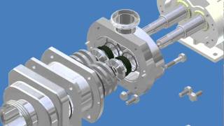 QPumps QTS Twin Screw Pump Demonstration [upl. by Lleryd850]