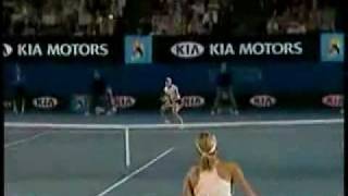 Maria Sharapova vs Justine Henin 2008 Australian Open Part 6 of 9 [upl. by Annunciata468]