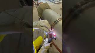 6 inch pipe joint welding rajsintukumar tigandarcwelder weldingprocess tigwelding weld tigweld [upl. by Devan]