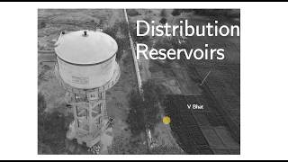 Distribution Reservoirs I Water Supply Treatment Engineering I V Bhat [upl. by Bower]