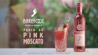 Punch au Pink Moscato  Barefoot Wine amp Bubbly Canada [upl. by Anigroeg193]