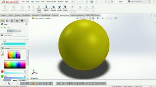 How to Use SolidWorks Revolved Boss Base Feature  Round Around Something [upl. by Odelet]