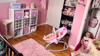 CONVIERTO EL CUARTO DE MIS BEBÉS REBORN MÁS ROSADO  KAWAII  LIMPIEZA EXTREMA EN EL CUARTO [upl. by Akere286]