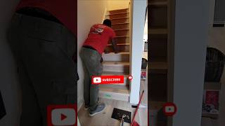 Vinyl Flooring Custom Stair Nosing Installation [upl. by Anitel]