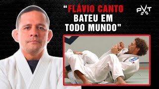 SAULO RIBEIRO COLOCA FLÁVIO CANTO ENTRE OS JIUJITSUS MAIS TÉCNICOS QUE JÁ VIU [upl. by Brass274]