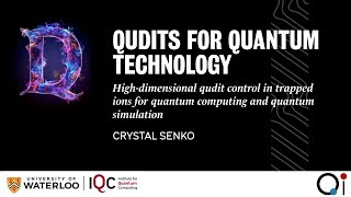 Highdimensional qudit control in trapped ions for quantum computing and quantum simulation [upl. by Hau104]