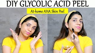 DIY GLYCOLIC ACID PEEL  AHA PEEL  ALL NATURAL [upl. by Torruella]