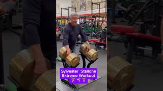 Sylvester Stallone Extreme Workout antesedepois beforeandafter shorts [upl. by Hines]