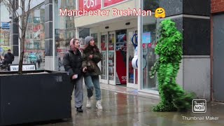 1 Bringing Best Reactions Manchester Funny Moment  BushMan Prank 2021 [upl. by Yetti]