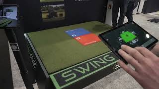 Zen Swing Stage Moving Hitting Platform at the 2024 PGA Merchandise Show [upl. by Ahsitam]