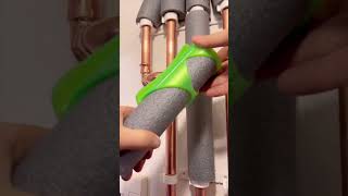 Tips on installation of copper pipe insulation pipe insulation layer Copper pipe water pipe repair [upl. by Barram423]