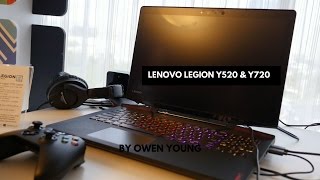 Lenovo Legion Y520 amp Y720 Handson [upl. by Archy886]