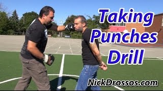 Taking Punches Drill By MOOSE 66 350LBS  MUST WATCH [upl. by Rotberg]