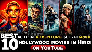 Top 10 Best ScifiAction Hollywood Movies in Hindi  2024 Hollywood Movies [upl. by Einahteb]