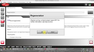 Delphi DS150  DPF FAP Regeneration Forced Regeneration [upl. by Geof]