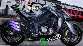 Kawasaki z1000r  unveiling the powerful and fast Kawasaki z1000r naked super bike [upl. by Ecertap]