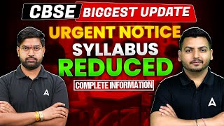 🔴 CBSE Board Exam 2025 Major Changes Announced😲 CBSE Class 10 amp Class 12 Syllabus Reduced [upl. by Rusel]