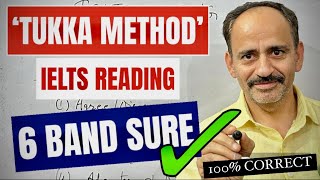 TUKKA METHOD  IELTS READING TIPS  IELTS READING TIPS AND TRICKS [upl. by Emse]