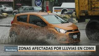 Lluvias superaron la capacidad del sistema de drenaje Sacmex [upl. by Fidole]