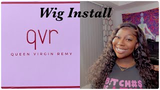 Detailed Water Wave Wig Install  QVR Hair [upl. by Shari]