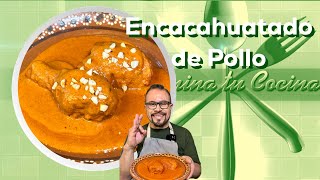 Encacahuatado de Pollo Receta Exquisita [upl. by Meehsar87]