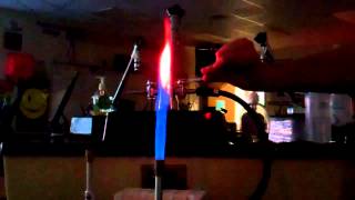 MegaLab  Flame Test  Li Na K Ca Sr Ba Cu [upl. by Wallas623]