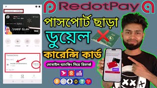 Mastercard free Bangladesh ATM CARD Credit card debit card Redotpay virtual visa CARD Bankcard 2024 [upl. by Nalehp]