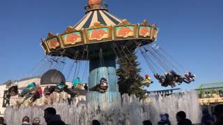 Wellenflug  Phantasialand Brühl Offride Video Wintertraum 2016 [upl. by Ahk]