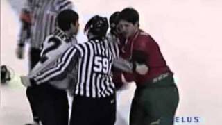 Alexandre Carrier vs Sawyer Hannay Feb 19 2011 [upl. by Omrellug]