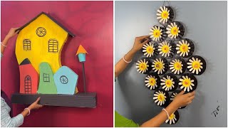 Creative DIY Wall Decor Ideas  Miniature House Craft [upl. by Meerek]