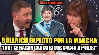 BULLRICH EXPLOTÓ POR LA MARCHA UNIVERSITARIA quotQUE SE HAGAN CARGO LOS ZURDOSquot [upl. by Anaoy]