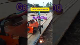 Fabrication Work gascutting pugcutter gascutter fabrication shorts ytshorts shortfeed fitter [upl. by Amos378]