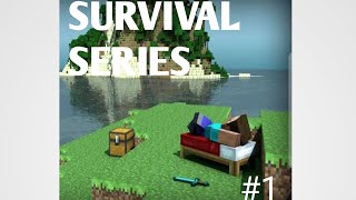 diamond Mila in New survival series part 1 minecraft trending survival series [upl. by Brenza]